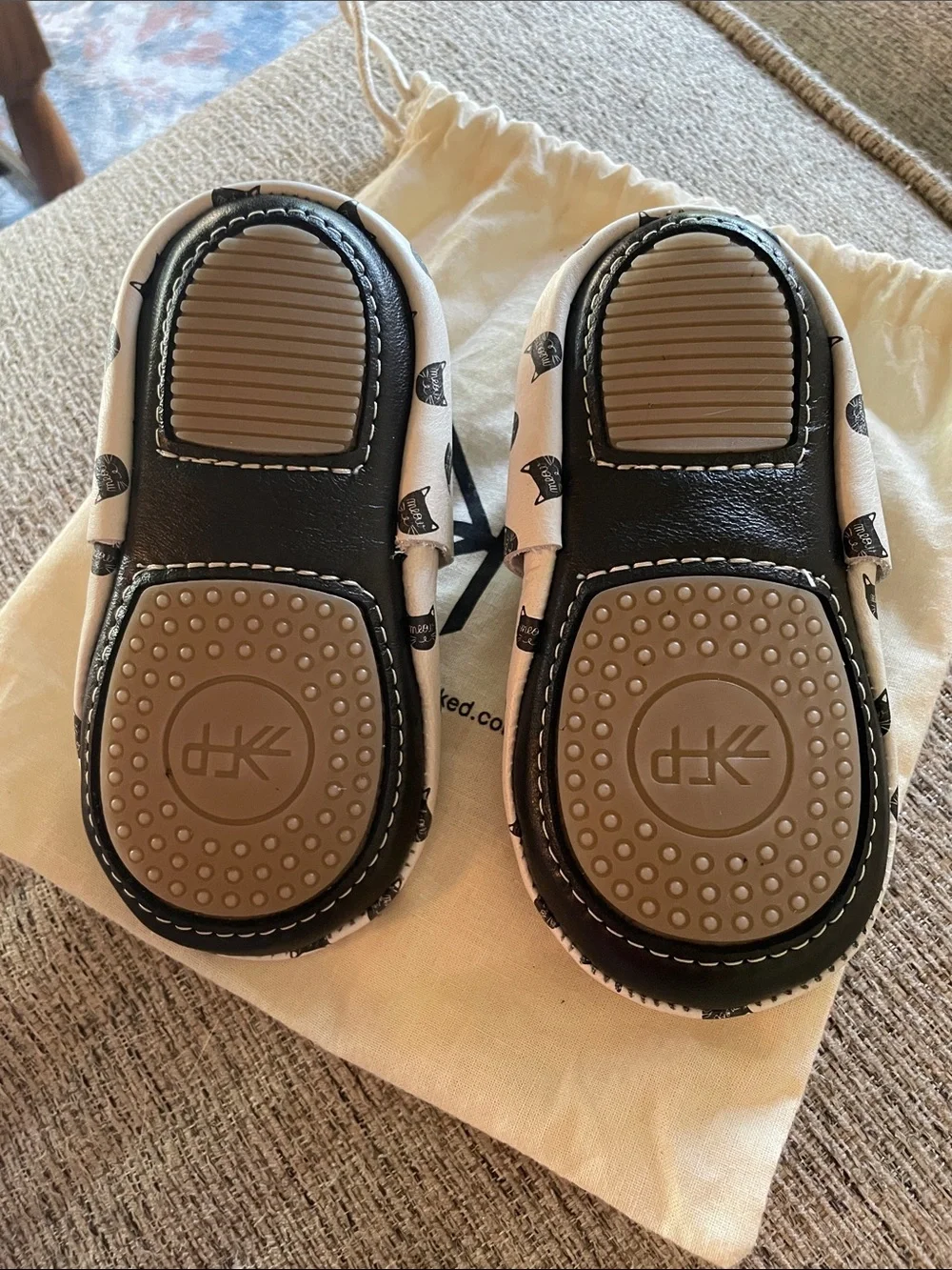 Freshly Picked Black Cat City Moccasin RARE